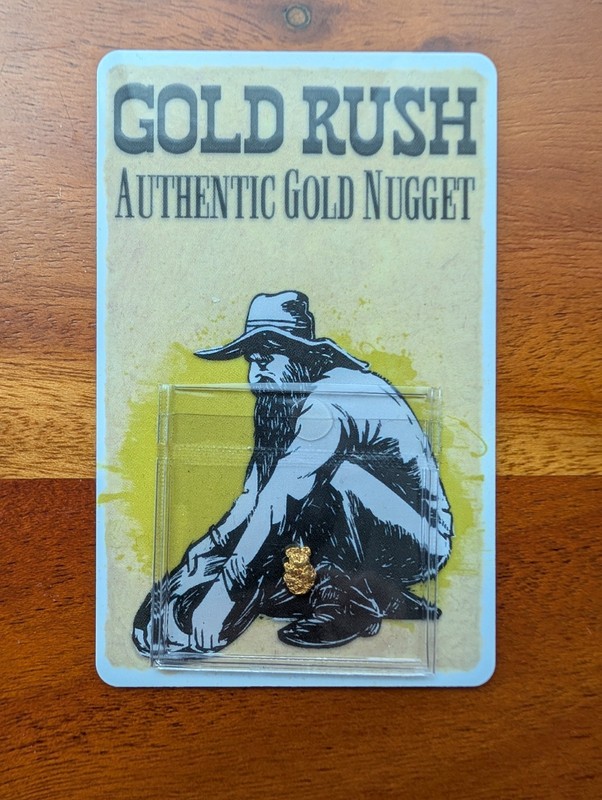 0.25g Natural Gold Nugget 22K Gold Rush Authentic Placer Gold