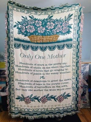 ONLY ONE MOTHER -Throw Cover/Blanket
