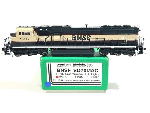 Overland OMI BNSF EMD SD70MAC Burlington Northern Santa Fe #9717 N latón #2848.1 | Zustand: New: Other (See Details)