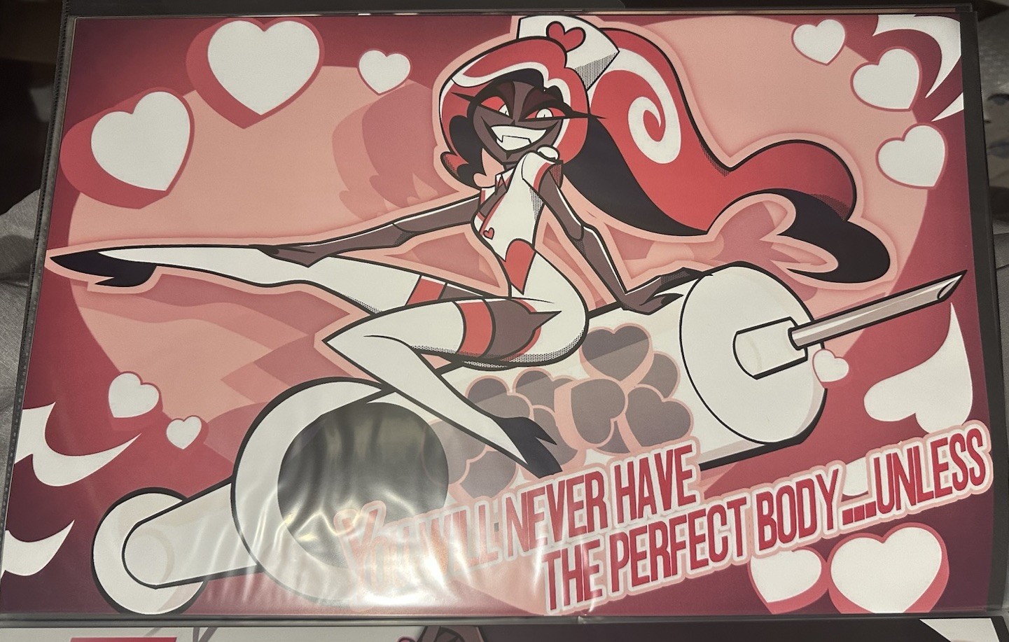 Official Hazbin Hotel Velvette Plastic Surgery In-Universe 11x17 Mini Poster