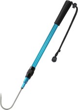 SANLIKE Telescopic Fishing Gaff Sea Spear Hook, Stainless Steel, Soft Grip