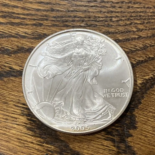 2005 AMERICAN SILVER EAGLE ~ 1 OZ .999 FINE SILVER