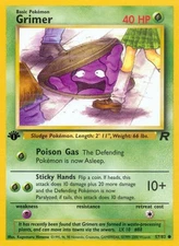 Grimer 57/82 Common Team Rocket 1st Edition Non Holo Pokémon Card