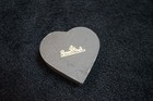 Rosenthal Pink Crystal Heart Paperweight 3.5" Signed Faceted Vintage In Box — photo 3