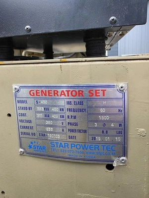 Caterpillar D379 Star Power 450kW Diesel Generator Set 60Hz 3 Phase Used 2019 - Image 1 of 4