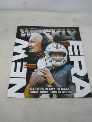 LAS VEGAS WEEKLY MAGAZINE SEPT 4-10 2025 RAIDERS NEW ERA ISSUE NFL