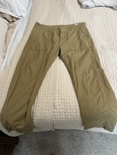 Orslow US Army Fatigue Pants Slim Fit Khaki Made In Japan Size 5 XL