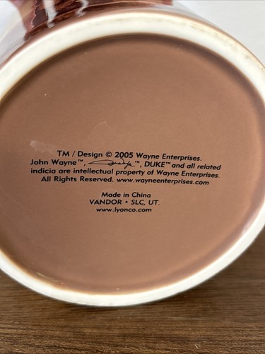 John Wayne The Duke Large Ceramic Coffee Mug 2005 - Picture 8 of 10