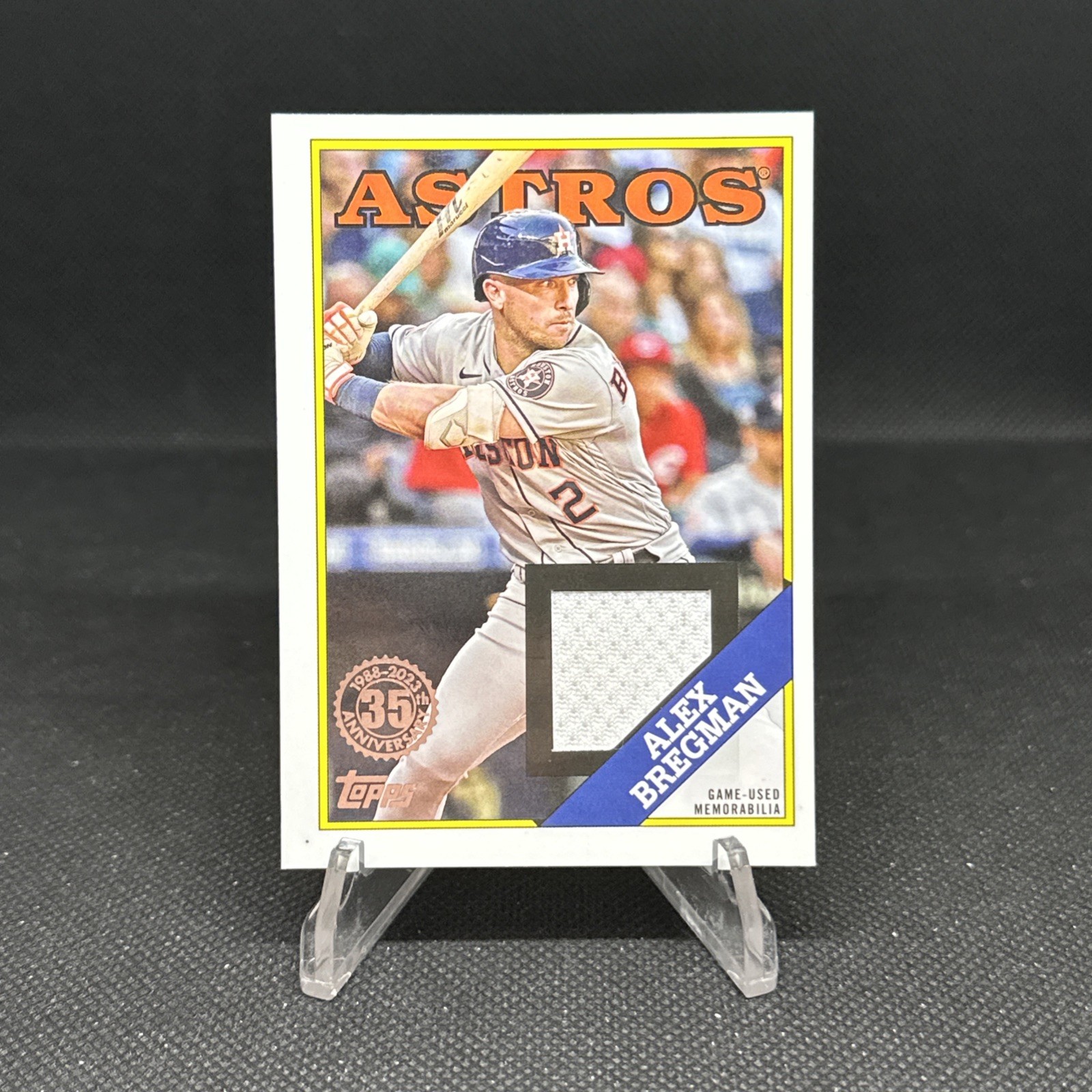 2023 Topps Series 1 Alex Bregman 1988 Topps Baseball Relics #88R-ABR Astros