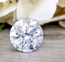 Natural D Color Loose 5.50 Ct Round Cut Lab Grown CVD Diamond VVS1 Certifie