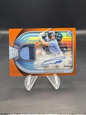 2025 Bowman Chrome Carson Williams Orange Relic Patch Auto Refractor #23/25