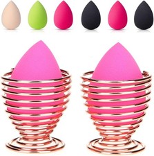 Beauty Sponge Blender Holder, 2 Pack Rose Gold Makeup Sponge Drying Stand