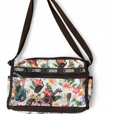 Lesportsac Women's Medium Hawaii Tropical Yukele Hula Girl Coastal Resort Travel