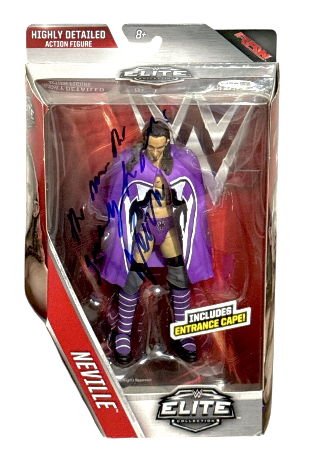 WWE NEVILLE SIGNED ELITE COLLECTION SERIES 55 TOY WITH JSA C