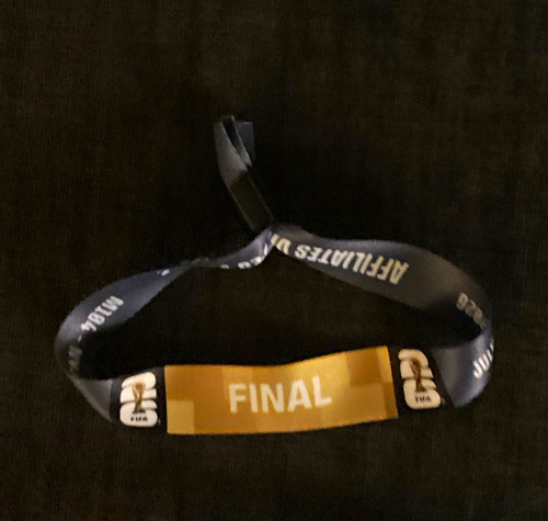 2026 Fifa World Cup Affiliates Village VIP wristband “FINAL” Game July 19