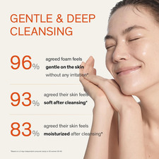 Gentle Cleansing Foam - Korean Face Wash for All Skin Types, Moisturizes  Re...