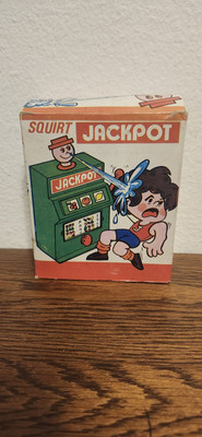 Squirt Jackpot Slot Machine Toy - 1960's in Original Box 