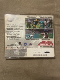 Sega Dreamcast Sports Games Lot 2 NFL 2K & NFL QB CLUB 2001