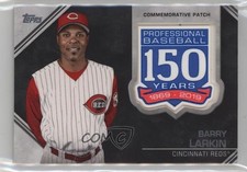 2019 Topps Update 150th Anniversary Manufactured Barry Larkin Patch HOF 1bu3