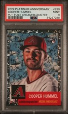 2022 Topps Chrome Plat Anniv Cooper Hummel #299 RC 10/10 PSA 9
