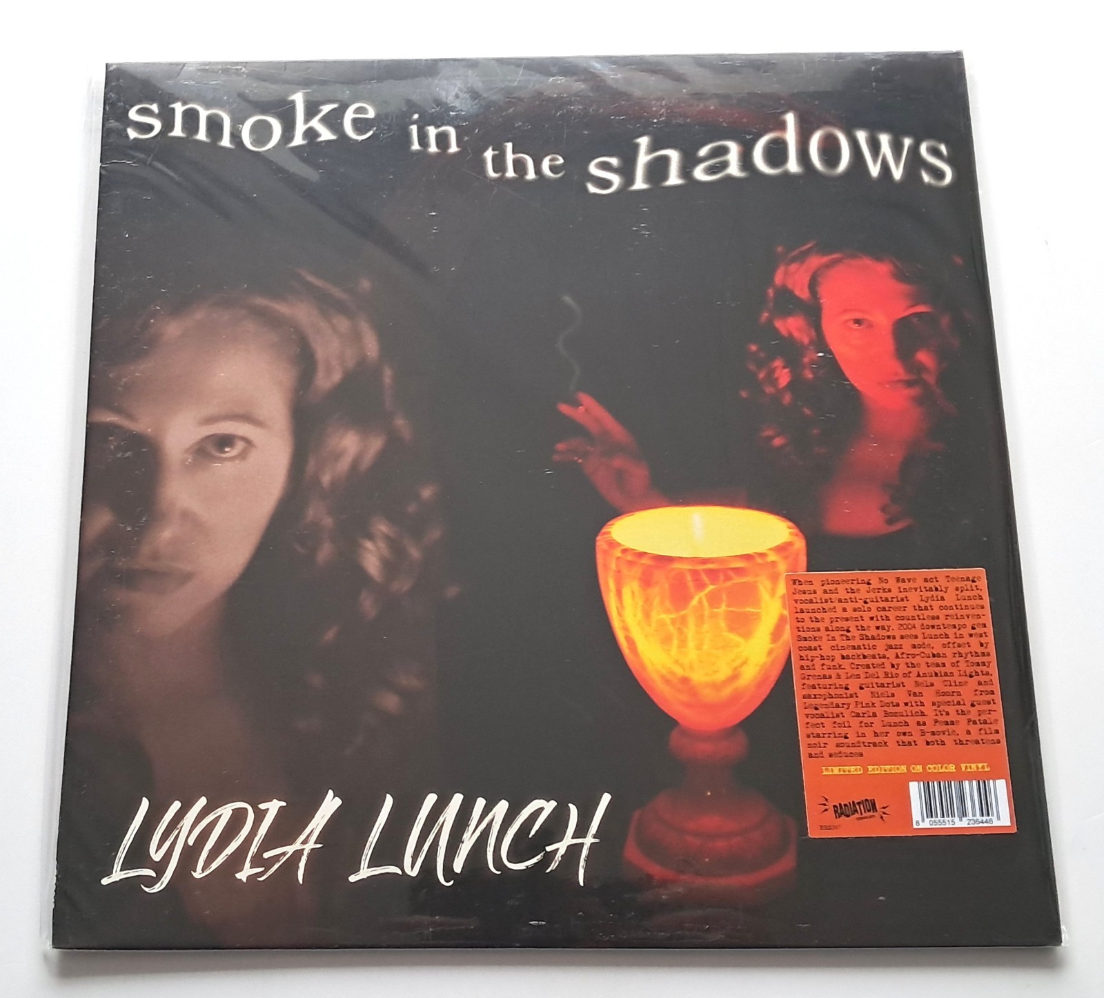 Lydia Lunch - Smoke In The Shadows 2024 Radiation Orange Vinyl LP *Sealed*