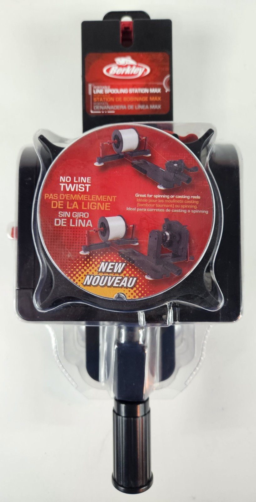 NEW Berkley Fishing Gear Portable Line Spooling Station MAX 