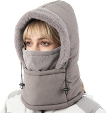 Balaclava Fleece Ski Mask for Men Women with Face Cover, Water Repellent Windpro