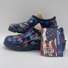 Sloggers Womens 6 Shoes Hummingbird Waterproof Rain & Garden Slides Clogs NWT