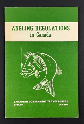 1966 Angling Fishing Regulations Canada Regional Rules Vintage Travel Brochure