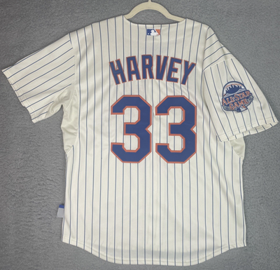Authentic Majestic Jersey Matt Harvey #33 Mets 2013 All Star Mens