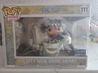Funko POP One Piece OP Luffy W/ Going Merry #111 NYCC EXCLUSIVE Official Sticker
