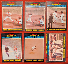 1971 O-Pee-Chee OPC WORLD SERIES lot of 6 Baltimore Orioles