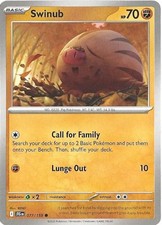 Swinub 077/159 Pokemon TCG Journey Together
