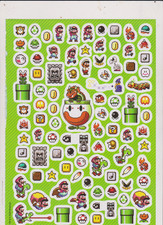MARIO BROS STICKERS LOT 5