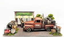 SANFORD and SON Diecast 1951 Ford F1 Truck 1:24 Scale Custom Diorama Display