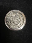 Scottsdale Mint Poured Cast 5 Troy Ounce .999 Fine Silver Button Round Bullion