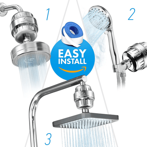 Shower Head Filter for Hard Water 20 Stage 5 Replacement Cartridges High - Picture 4 of 6