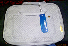 BagSmart Toiletry/Jewelry Bag/Organizer Gray. Many Compartments, zippered
