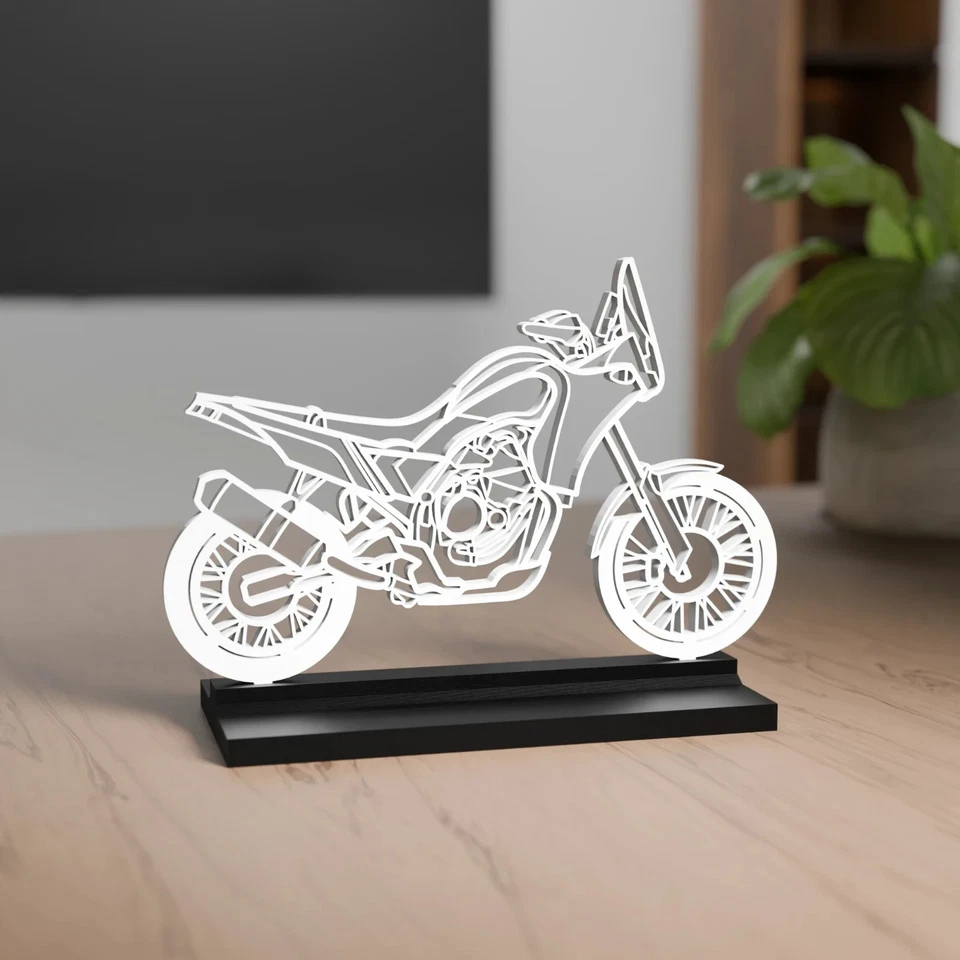 Yamaha Tenere 700 Model 3D Decoration - Gift for Motorcycle Fans - Image 2 of 3