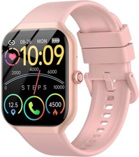 Reloj Inteligente para Hombre Mujer Responder/Hacer Llamada, Reloj Inteligente Pantalla Táctil HD de 1.96″,