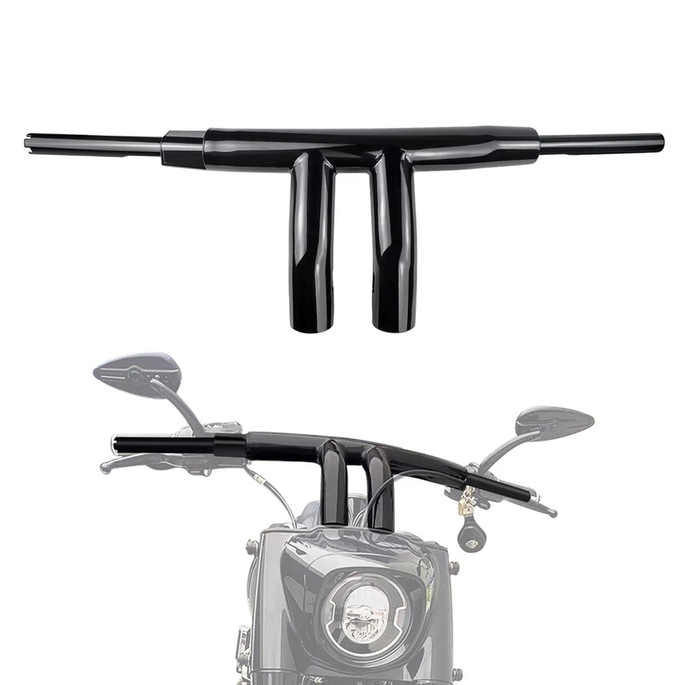8" Rise Ape Hangers Handlebar T-Bar For Harley Sportster 1200 Nightster - Изображение 2 из 4