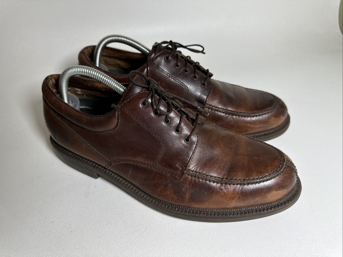 Frye Taylor Split Toe Oxford Shoes Size 11M Brown Lace Up  display picture 2