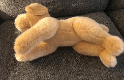Bolsa de frijoles para cachorro Applause amarillo dorado de laboratorio perro juguete Russ Berrie 15"" suave - Imagen 5 de 8