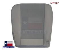 2003 - 2007 Driver Bottom Seat Cover In Gray for Ford F250 F350 Lariat XLT Cloth