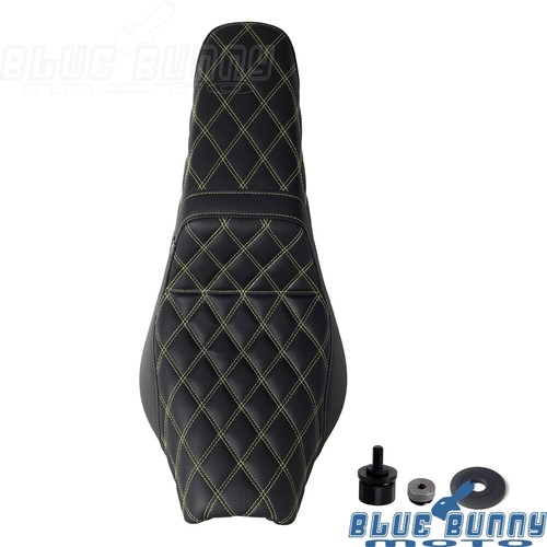 Sport Style 2-Up Seat w/Seat Fender Mounting Kit For Harley Street Bob Deluxe - Picture 10 of 11
