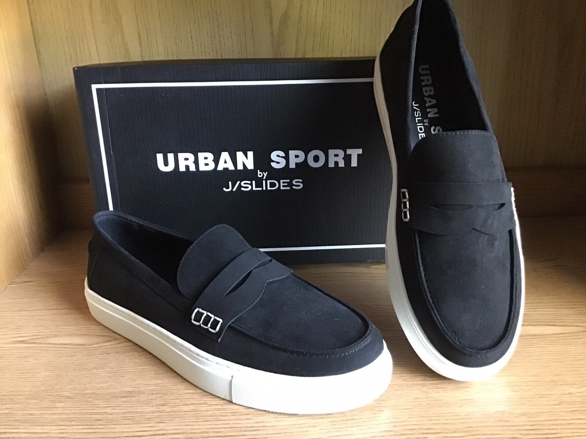 Urban Sport J Slides Suede Fashion Loafer Women Black Size  display picture 2
