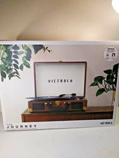 Victrola Journey Portable Suitcase Record Player 3 Speed Turntable Bluetooth NEW