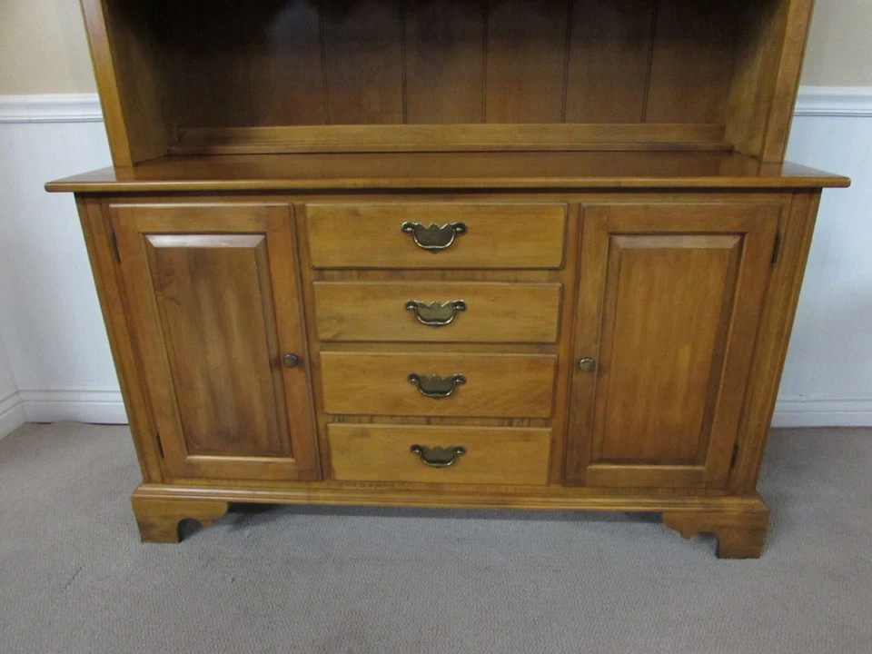 ARMÁRIO DE PORCELANA ETHAN ALLEN CIRCA 1776, CABANA, ARMÁRIO, VIDRO ENVELHECIDO, 18-6818 - Imagem 4 de 4