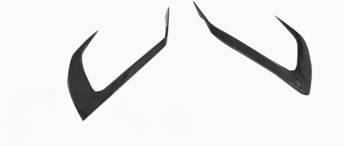 Carbon Fiber Front Bumper Canards Lip Splitter Fins For Maserati Levante 17-21 E - Picture 9 of 9