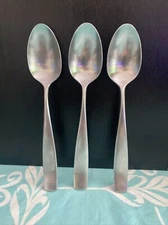 Yamazaki BOLO Stainless Flatware -- Set of 3 Dinner Oval Soup Spoons
